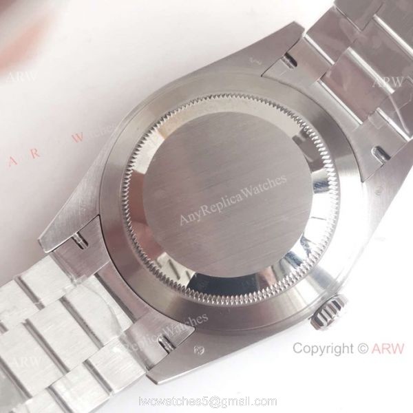 Swiss Grade Rolex Day Date II Ice Out watch Stainless Steel 41mm 6