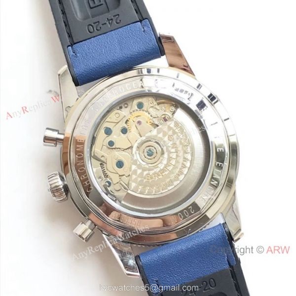 Copy Breitling Superocean Heritage II B01 Chronograph 7750 Watch SS Blue Dial 6
