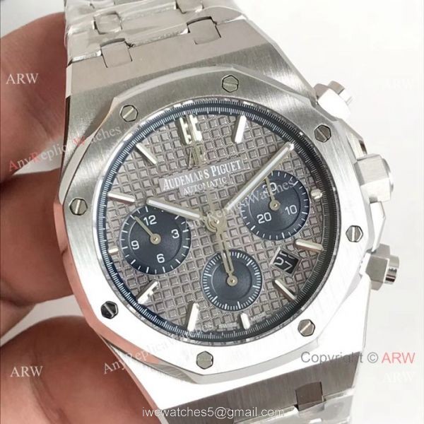 Swiss 7750 Royal Oak Audemars Piguet Replica Watches Gray Dial 26331OR 6