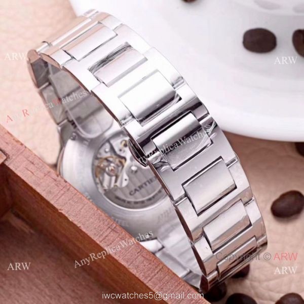 Best Quality Cartier Ballon Bleu De Moon Phase SS Automatic Replica Watch 6