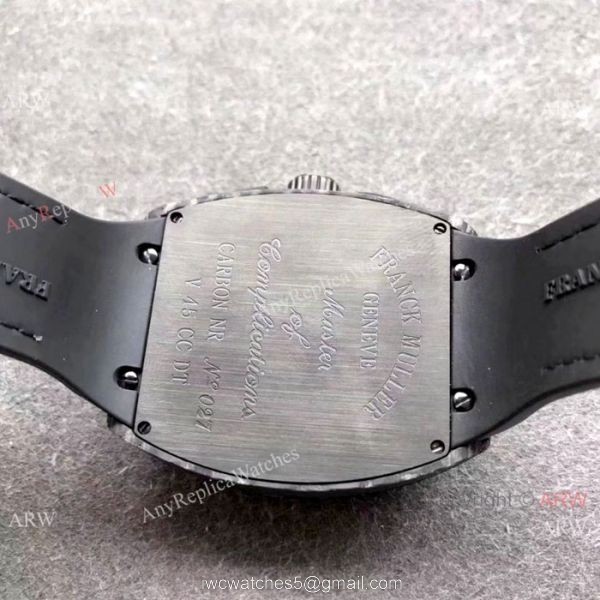 Franck Muller Vanguard Carbon Fibre Watch New Replica 6