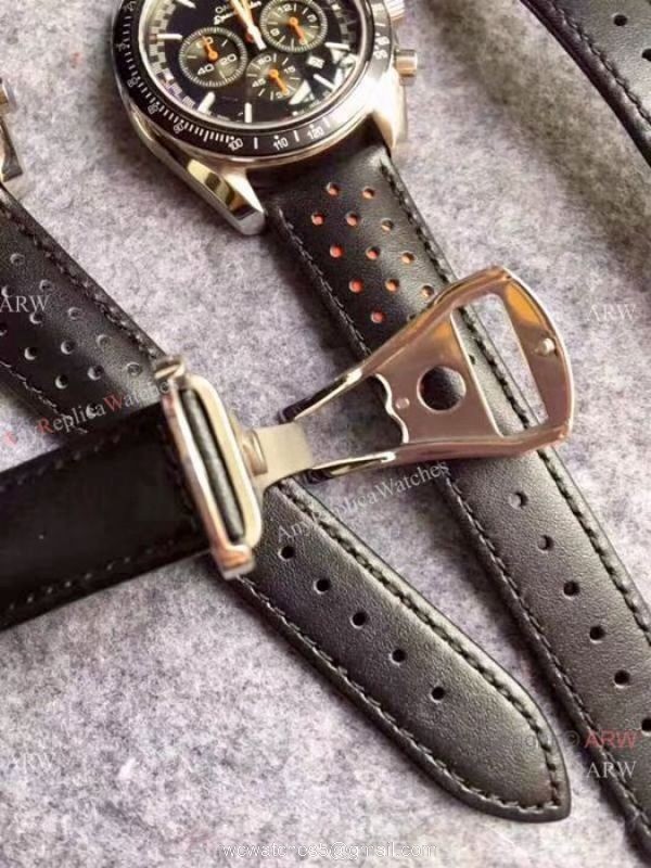 Omega Dark Side Of The Moon Copy Watches SS Blue Dial 6