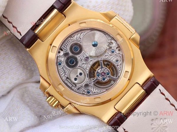 Swiss Copy Patek Philippe Nautilus Jumbo R8 Iced Out Full Diamond Watch 6