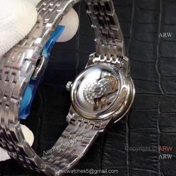 Replica Omega Women Watches Stainless Steel White Mother of Pearl Dial 6