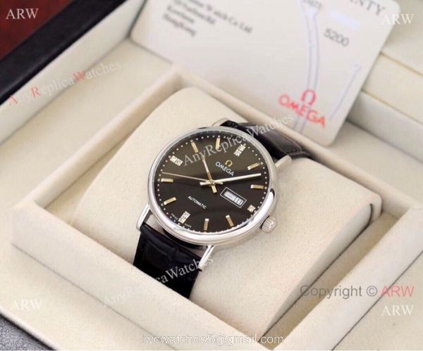 New Replica Omega Day Date Stainless Steel Silver Watch Automatic Movement 6