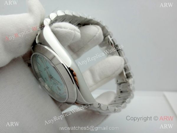Stainless Steel Light Blue Dial Rolex Presidential Replica Watch DD 40mm 6