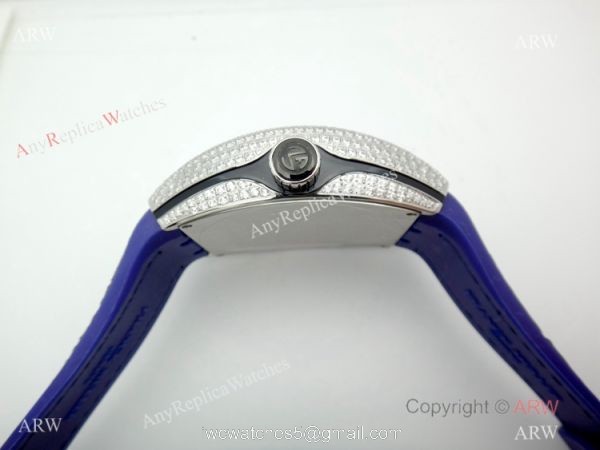Franck Muller Vanguard Yachting V45 Iced Out diamond Watch New Replica 6