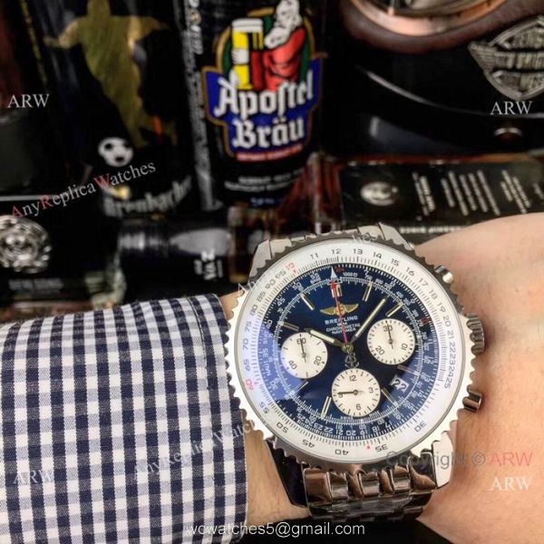 Copy Breitling 1884 Chronometre Navitimer 01 Watches SS 46MM 6