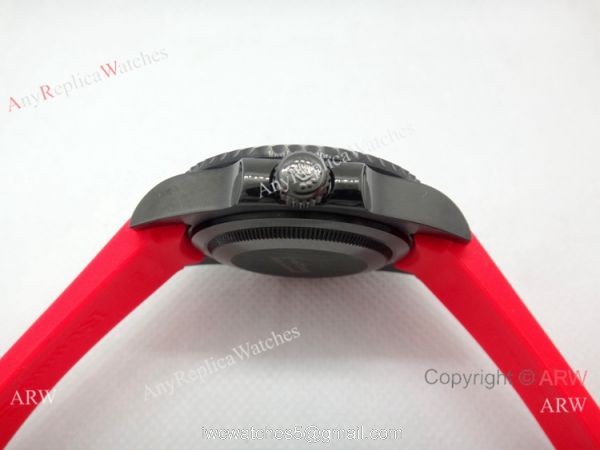 Rolex Supreme limited edition Red Rubber Strap Copy Watch 40mm 6