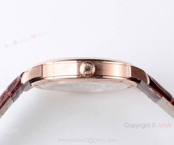 Swiss Copy A.Lange Sohne Saxonia Thin Rose Gold watch 9015 Movement 6