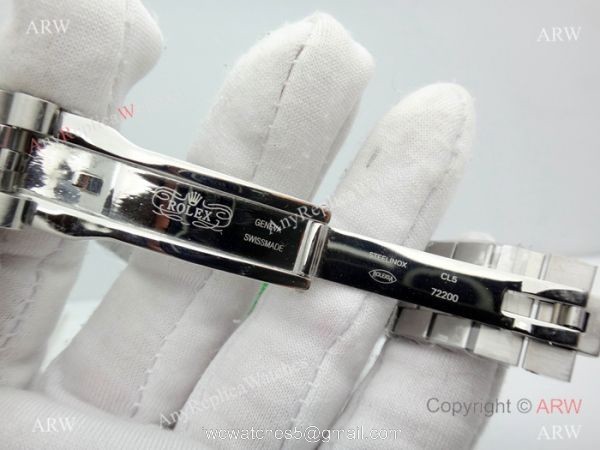 Copy Rolex Datejust Jubilee Stainless Steel Black Dial 40mm Watch 6