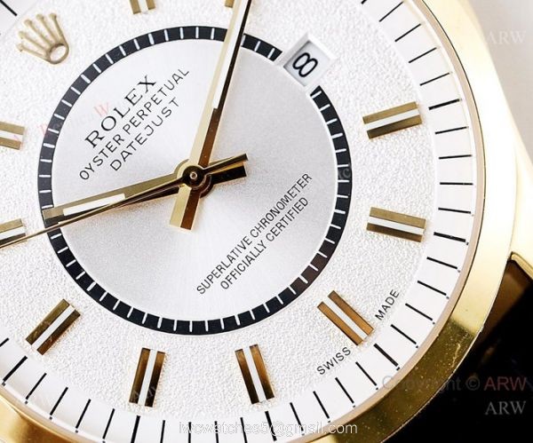 Swiss Grade Rolex Datejust 8215 Yellow Gold Watch 2019 Replica 6