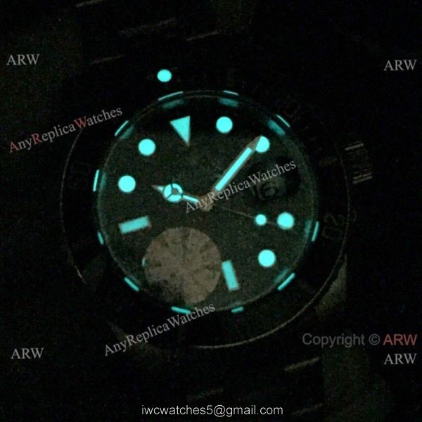 Replica Rolex Submariner Date AJ A7 Stainless Steel Black Dial Swiss 2836 Watch 6