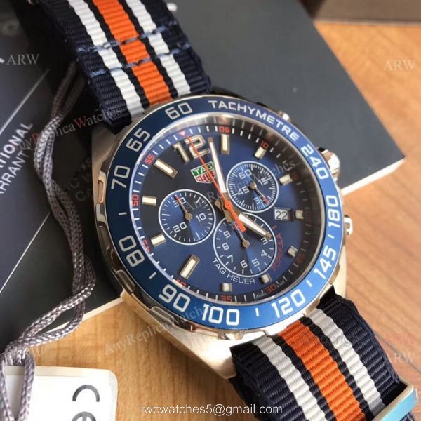 Swiss Replica Tag Heuer Formula 1 Chronograph Watch Blue Dial 6