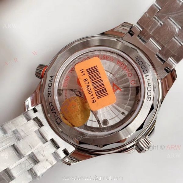 OM Factory Omega Seamaster 300 Replica Watch Stainelss Steel Gray Face Watches 6