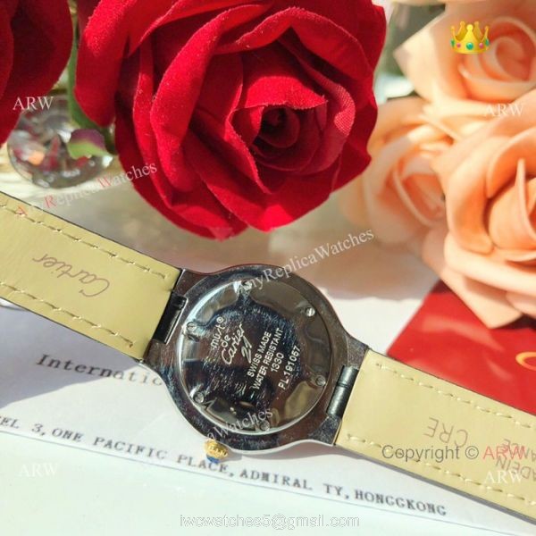 Cartier 21 Must De Cartier Womens Quartz Watch Silver Dial 28mm 6