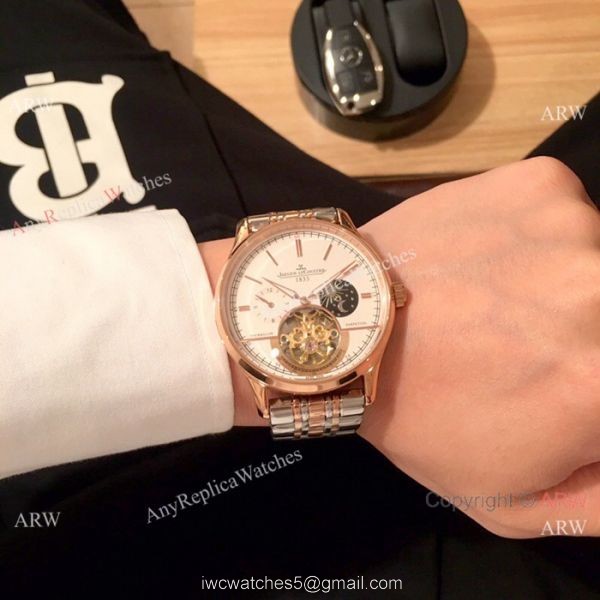 Jaeger-LeCoultre Master Complications Tourbillon Watch Replica 2-Tone Rose Gold 6
