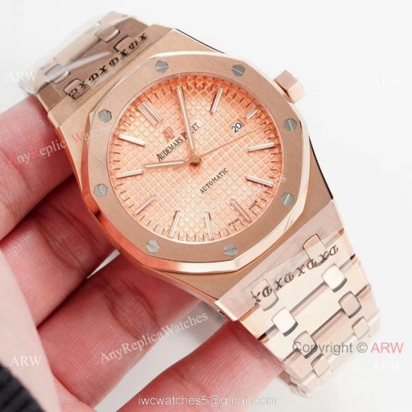 Swiss Grade Audemars Piguet Royal Oak Replica Watch Rose Gold 6
