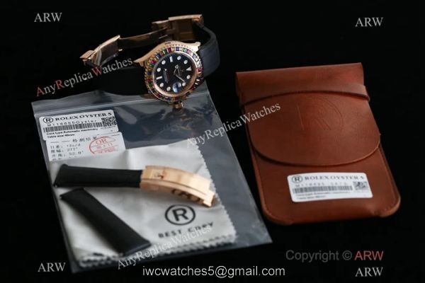 OR Factory ETA2836 Rolex Rose Gold Yachtmaster Replica Watch 116655 6
