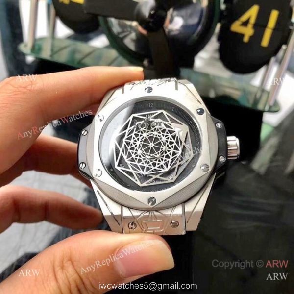 Low Price Replica Hublot Big Bang Sang Bleu Rose Gold watches 6