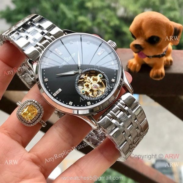 Copy Jaeger LeCoultre Master Tourbillon Watches Two Tone Rose Gold 6