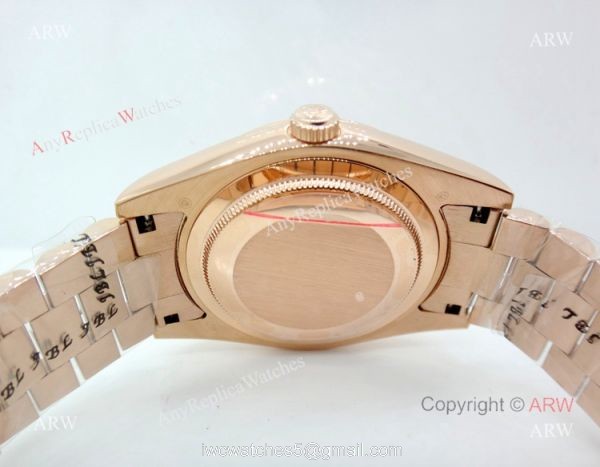 Best Replica Rolex Day Date Rose Gold Presidential Watch 40mm 6