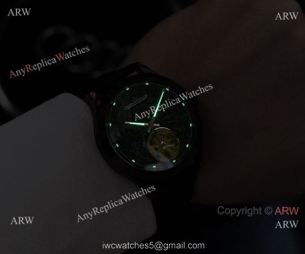 2019 Copy Jaeger-LeCoultre Master Grande Tradition Grande Complication Men Watch All Black 6