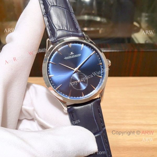 Jaeger-LeCoultre Master Grande Ultra Thin Blue Dial Watch Copy 6