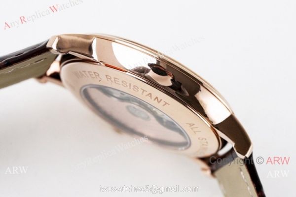 Swiss Replica Blancpain Villeret Ultraplate 6551-1127-55B Rose Gold Watch Lovers watch 6