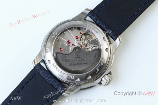 Swiss Copy Blancpain Fifty Fathoms Automatique Watch New Titanium Case Blue Dial 6