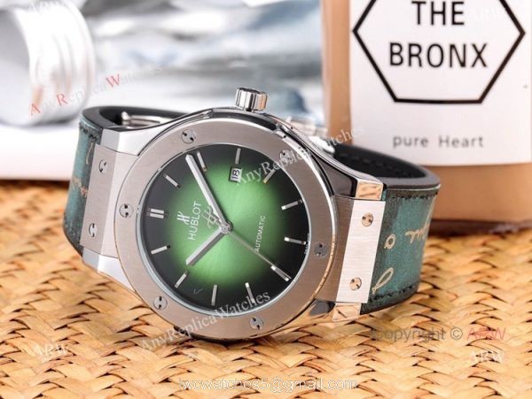 Hublot Classic Fusion Black Steel Watches Buy Replica 6