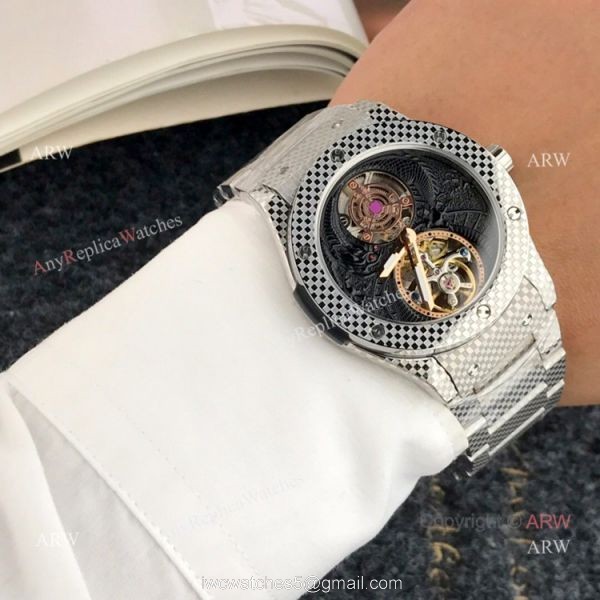 High Quality Hublot Classic Fusion Tourbillon Men Watch Rose Gold 6