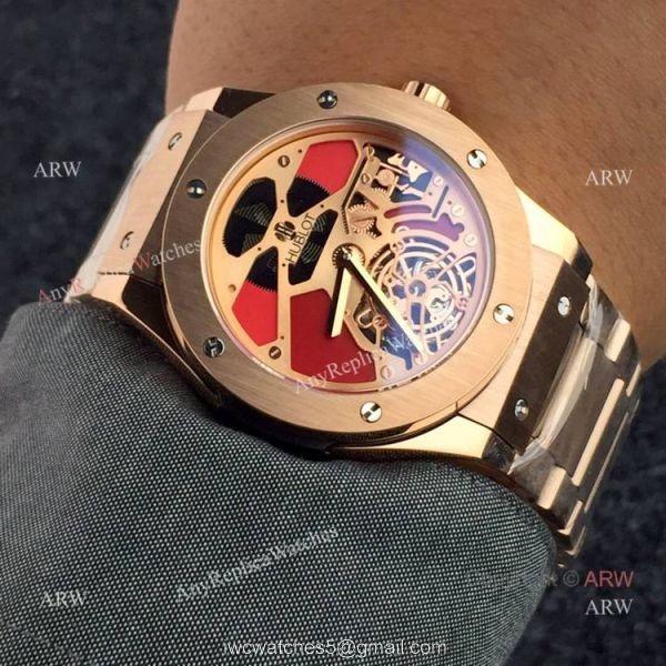 New Fake Hublot Classic Fusion Tourbillon 45mm Watches 6