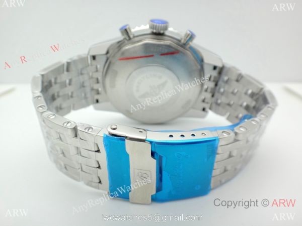 New Replica Breitling Navitimer Edition Speciale 46mm Watch SS Blue Dial 6