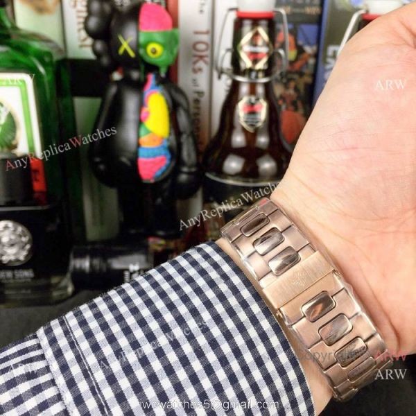 Best Replica Patek Philippe Tourbillon Watches 40mm Rose Gold and White 6