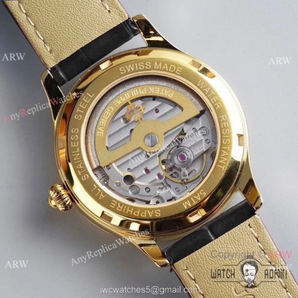 Best Replica Patek Philippe Moon Phase Gold Watch Swiss Grade 1 6