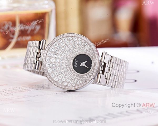 Replica Piaget Limelight Twice Silver Dial Ladies Watch Swiss Quartz 6