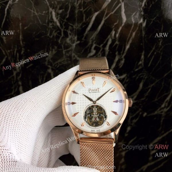 Piaget Polo Tourbillon Rose Gold Watches Best Replica 6