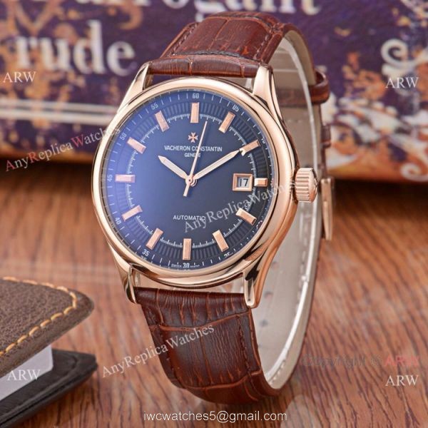 Vacheron Constantin Copy Geneve 2-Tone Rose Gold Watches 6