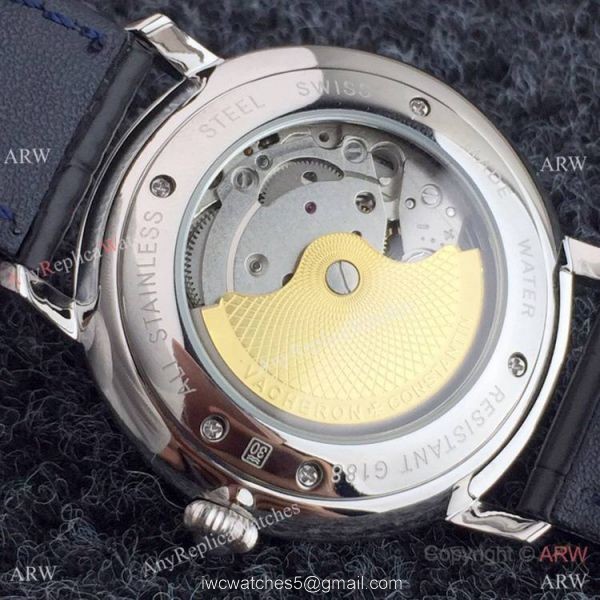 Replica Vacheron Constantin Geneve Day-Date watches Black Dial 39mm 6