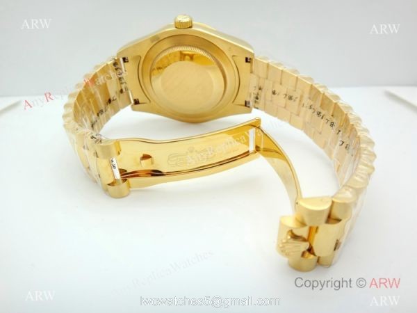Replica Rolex Presidential Diamond Day-Date 40mm Yellow Gold Watch 6