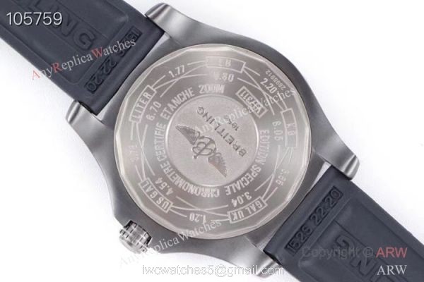 Swiss Grade Copy Breitling Avenger blackbird V2 Titanium Watch GB Factory 6