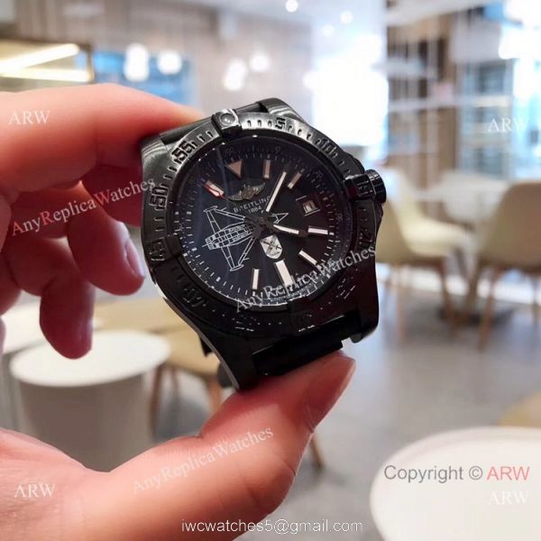 NEW Copy Breitling Avenger Seawolf II Boelcke Automatic Watch All Black 6