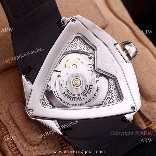Copy Hamilton Ventura XXL Auto Elvis Anniversary Blacksteel Watch 45mm 6