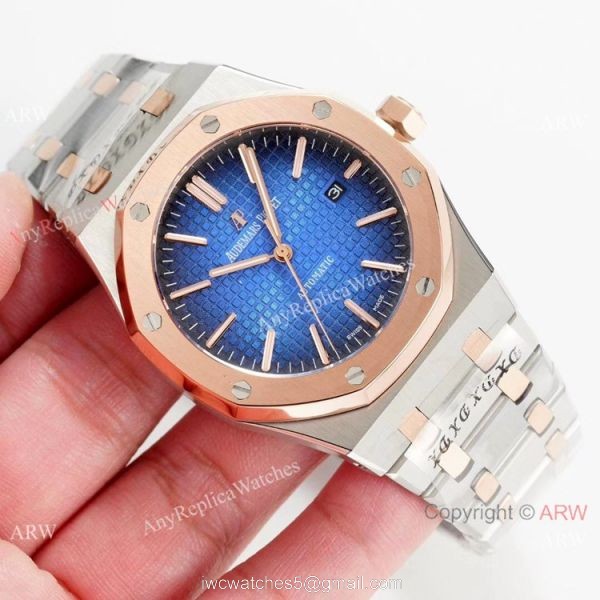 Audemars Piguet Royal Oak Selfwinding 2-Tone Rose Gold Watches Copy 6