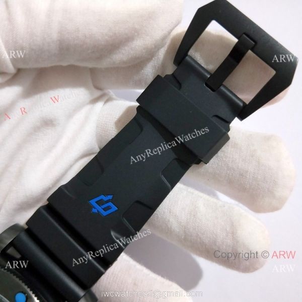 Replica Panerai Submersible Rubber Strap Carbotech Carbon PAM 960 6