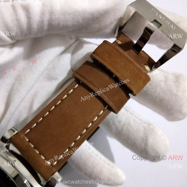 Best Copy Radiomir Panerai SS Brown Leather Strap Watch PAM 619 6