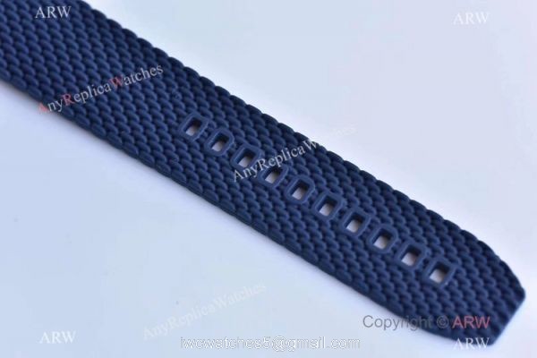 (GF) Swiss Breitling Superocean Heritage II B20 SS Blue Rubber Strap Watch 6