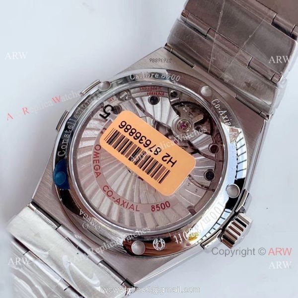 Omega Constellation SS Silver Diamond Dial VSF 8500 Watch Super Clone 6