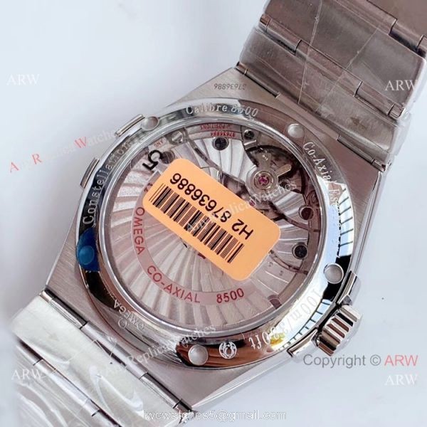 VSF 1:1 Best Edition Omega Constellation Stainless Steel Black Dial Replica Watch 8500 6